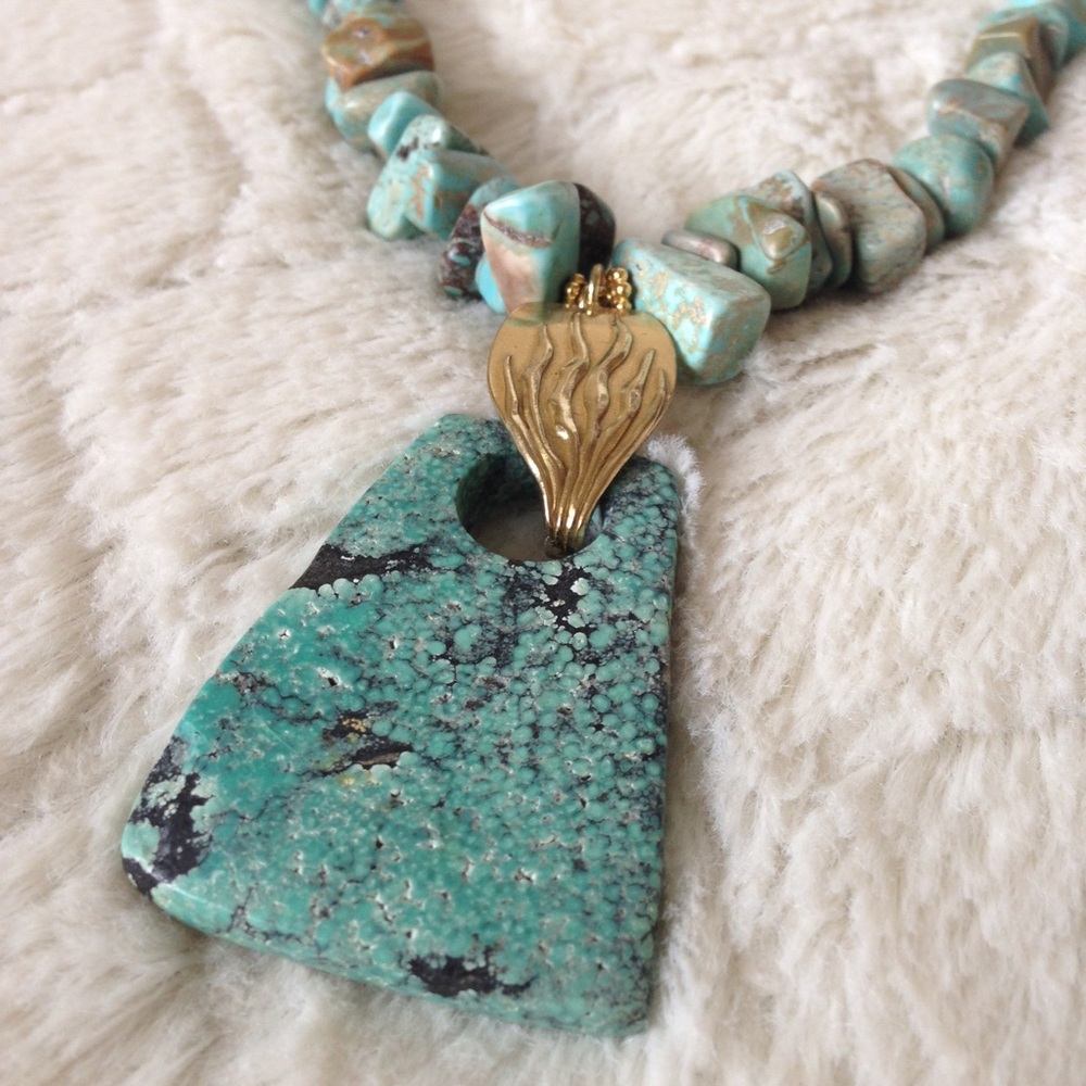 BISBEE TURQUOISE and stamped .925 Silver GENUINE - Picture 4 of 5